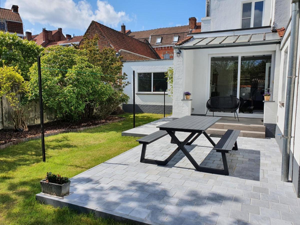 Trendy, Authentieke Woning Met Groot Terras En Tuin Villa Bruges Exterior foto