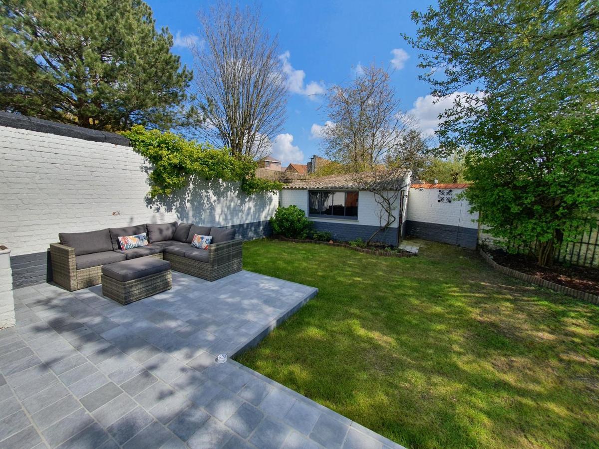 Trendy, Authentieke Woning Met Groot Terras En Tuin Villa Bruges Exterior foto